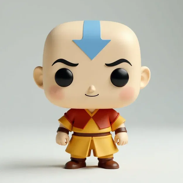 Mô hình 3D Avatar Aang - The Last Airbender - Image 1