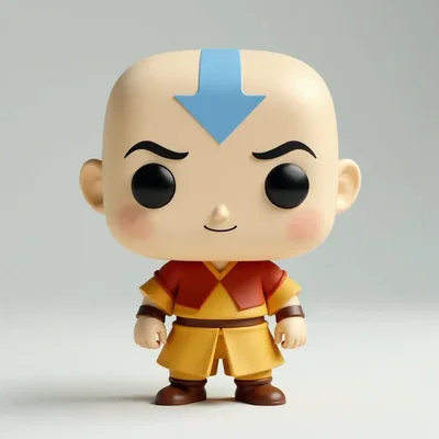 Mô hình 3D Avatar Aang - The Last Airbender