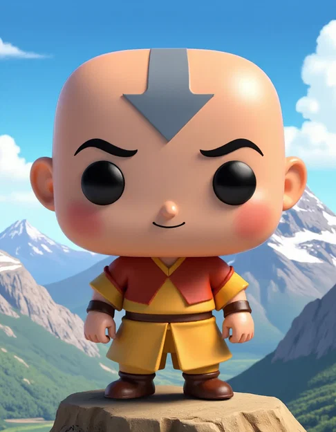 Mô hình 3D Avatar Aang - The Last Airbender - Image 2