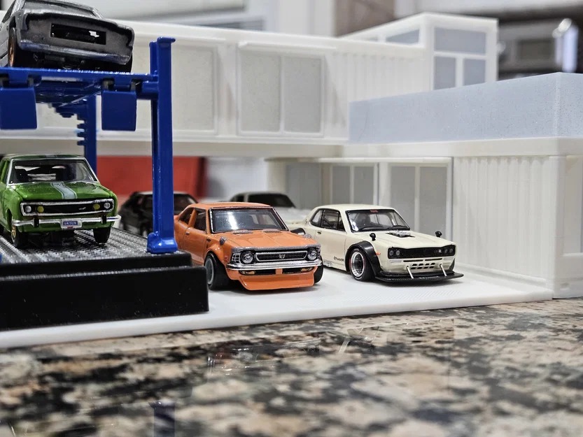 Mô hình Nhà Container 1:64 - Phụ kiện trưng bày cho xe Hot Wheels - Image 5