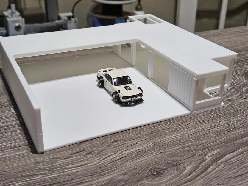 Mô hình Nhà Container 1:64 - Phụ kiện trưng bày cho xe Hot Wheels - Image 7