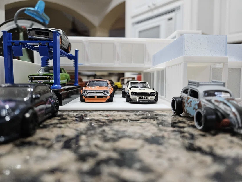 Mô hình Nhà Container 1:64 - Phụ kiện trưng bày cho xe Hot Wheels - Image 8