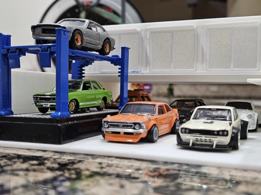 Mô hình Nhà Container 1:64 - Phụ kiện trưng bày cho xe Hot Wheels - Image 9