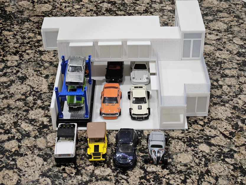 Mô hình Nhà Container 1:64 - Phụ kiện trưng bày cho xe Hot Wheels - Image 10