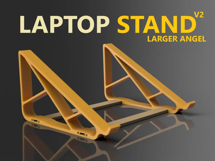 Mẫu đế kê Laptop V2 thiết kế chắc chắn, góc nghiêng tối ưu - Image 1