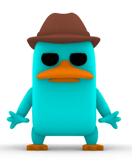 Mô hình 3D Funko Perry the Platypus (Phineas and Ferb) đáng yêu - Image 1