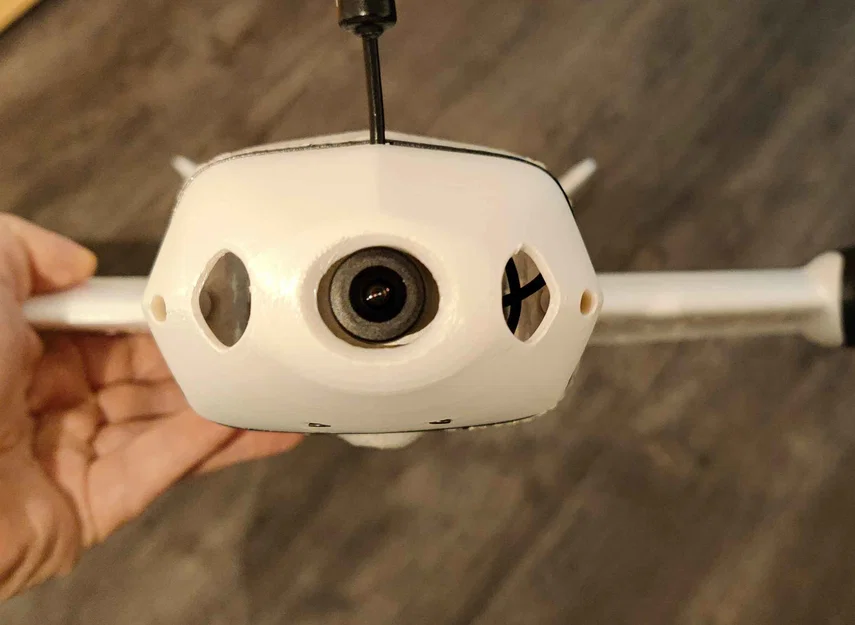 Mũi in 3D cho ZOHD Altus lắp đặt hệ thống Vista và DJI Cam - Image 1