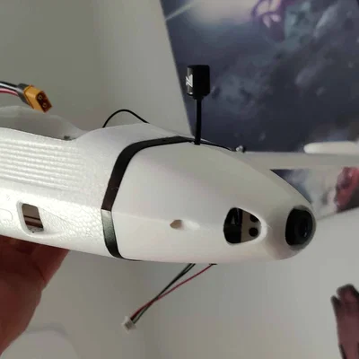 Mũi in 3D cho ZOHD Altus lắp đặt hệ thống Vista và DJI Cam