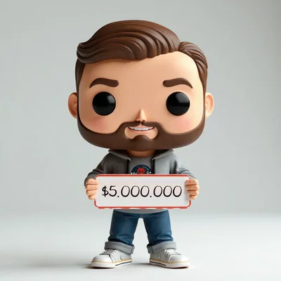Mô hình MrBeast phong cách Funko Pop – Jimmy Donaldson: Huyền thoại YouTube