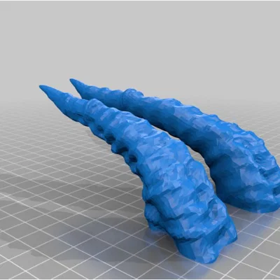 Mô hình sừng rồng 3D (Dragon Horns) độc đáo cho cosplay