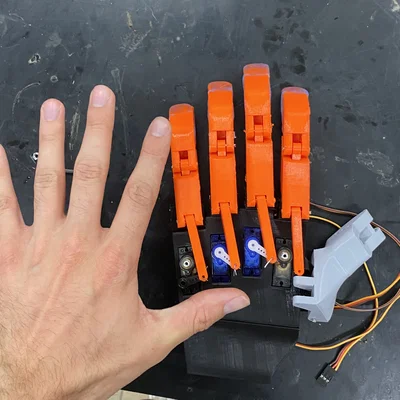 [BETA] Cánh tay robot khớp nối - điều khiển bằng servo