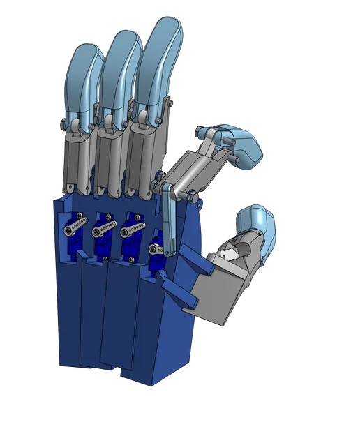 [BETA] Cánh tay robot khớp nối - điều khiển bằng servo - Image 11