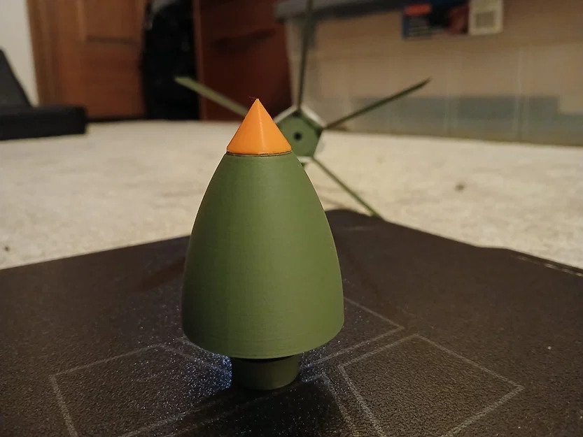 Remix mũi tên (Nose Cone) cho tên lửa/súng phóng lựu CO2 - Image 5