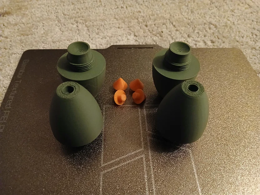 Remix mũi tên (Nose Cone) cho tên lửa/súng phóng lựu CO2 - Image 6