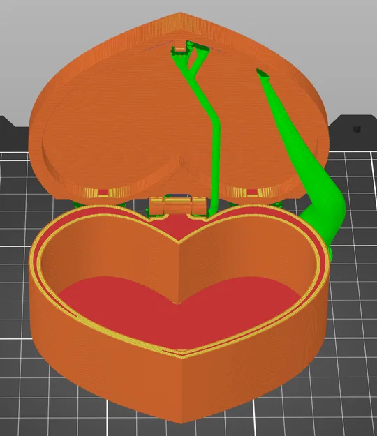 Hộp Quà Valentine Hình Trái Tim / Hộp Đựng Socola - Image 2