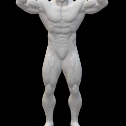 Mô hình Arnold Schwarzenegger kèm đế trưng bày