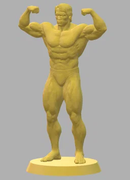 Mô hình Arnold Schwarzenegger kèm đế trưng bày - Image 3