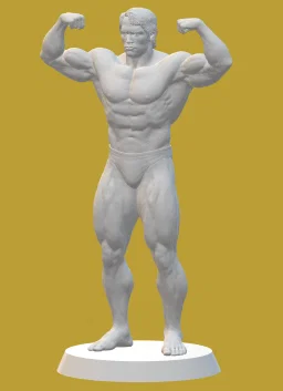 Mô hình Arnold Schwarzenegger kèm đế trưng bày - Image 6