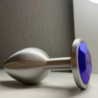 Mô hình trang trí hình giọt nước đính đá quý - In 3D độc đáo