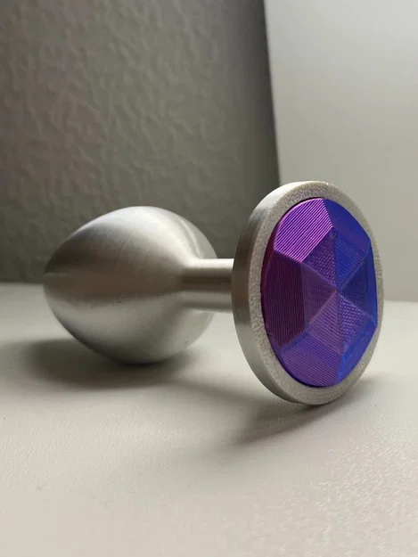 Mô hình trang trí hình giọt nước đính đá quý - In 3D độc đáo - Image 4