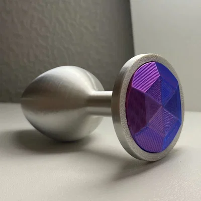 Mô hình trang trí hình giọt nước đính đá quý - In 3D độc đáo