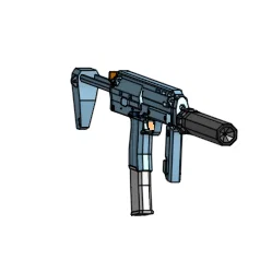 Mô hình súng tiểu liên MP7 in 3D chi tiết cực chất