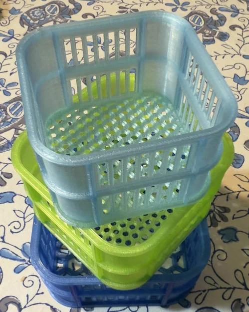 Bộ giỏ đựng trái cây lồng nhau (Fruit Basket) in 3D tiện lợi - Image 3