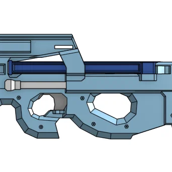 Mô hình súng P90 3D - Tải file in 3D đẹp và chất lượng cao