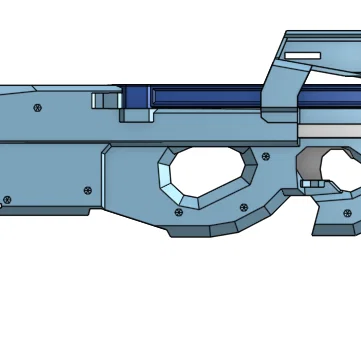 Mô hình súng P90 3D - Tải file in 3D đẹp và chất lượng cao
