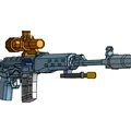 Mô hình súng bắn tỉa SVD chi tiết dành cho in 3D - Thumbnail 2
