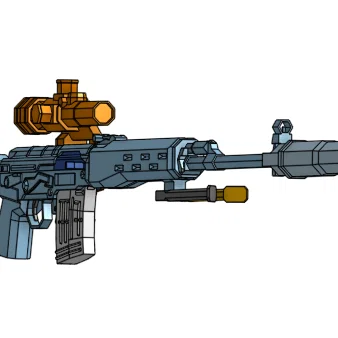 Mô hình súng bắn tỉa SVD chi tiết dành cho in 3D