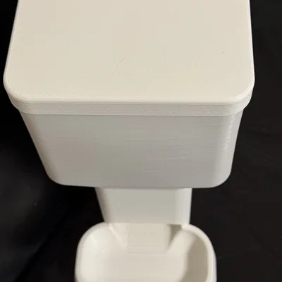 Máy cho mèo ăn (bản không chữ, đáy phẳng)