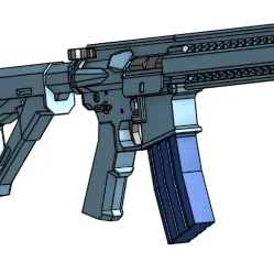 Mô hình súng trường MK18 in 3D chi tiết ấn tượng