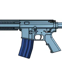 Mô hình súng trường MK18 in 3D chi tiết ấn tượng