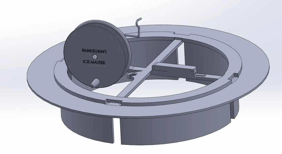 Thiết bị câu cá trên băng (Ice Fishing Tip-Up) - Không cần cần câu - Image 1