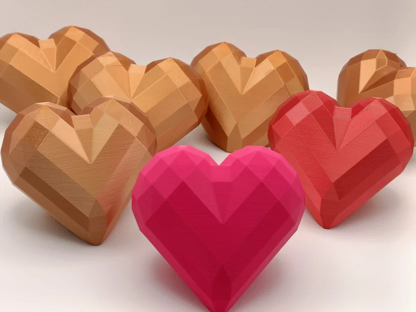 Trái tim Polygon - Image 1