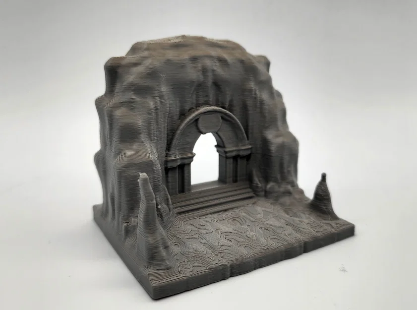 Mô hình Lối vào Pháo đài trên Núi - Image 2