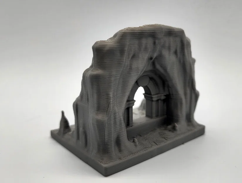 Mô hình Lối vào Pháo đài trên Núi - Image 3