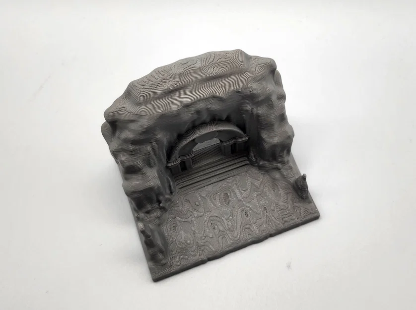 Mô hình Lối vào Pháo đài trên Núi - Image 4