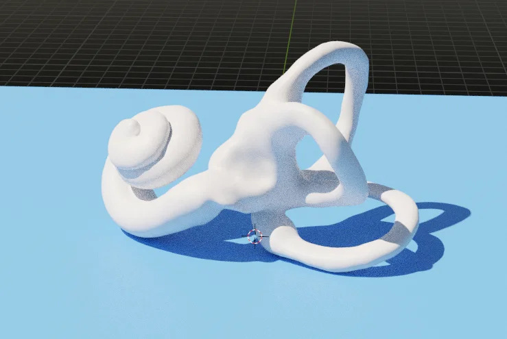 Mô hình ốc tai người 3D (Cochlea) phiên bản siêu mịn - File in 3D - Image 1