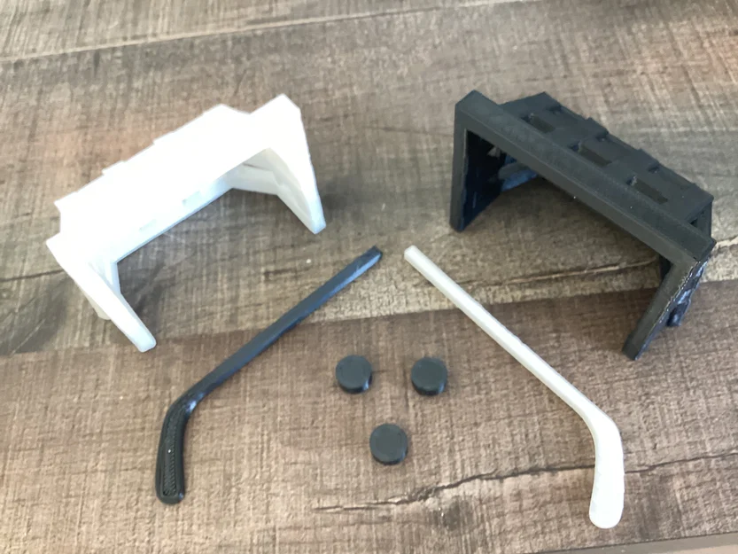 Bộ Đồ Chơi Khúc Côn Cầu Trên Bàn (Table Hockey) Tự In 3D - Image 1