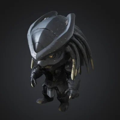 Mô hình Predator phong cách Chibi cho in 3D (FDM)
