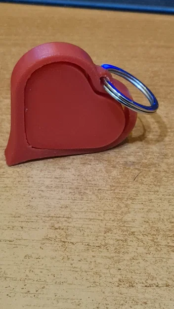 Móc khóa Trái tim xoay - Spinning Heart - Image 1