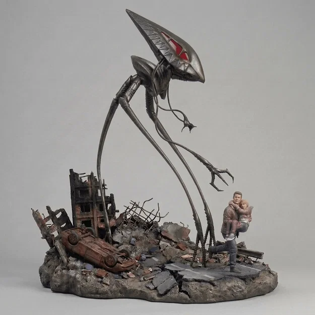 Mô hình 3D War of the Worlds (2005) đầy đủ chi tiết cho người sưu tầm - Image 1