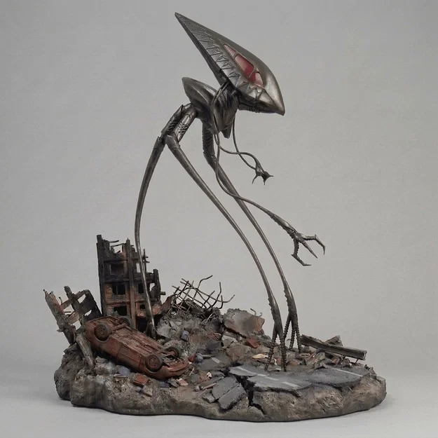 Mô hình 3D War of the Worlds (2005) đầy đủ chi tiết cho người sưu tầm - Image 2