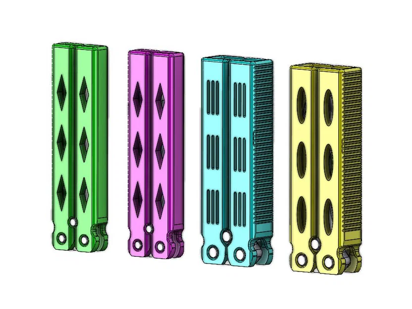 Bộ sưu tập Butterfly/Balisong - In liền khối! Có cả Spork! - Image 6