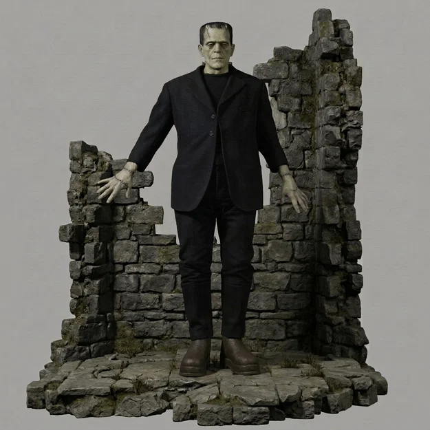 Mô hình 3D Frankenstein 1931 Universal Monsters ấn tượng - Image 1
