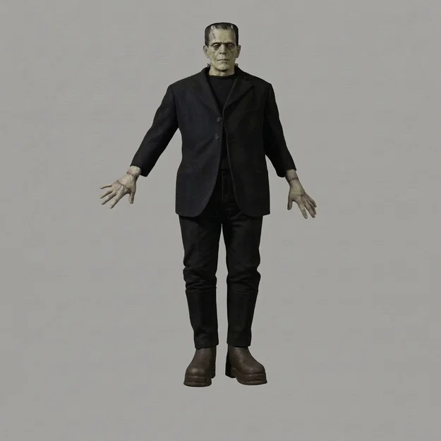 Mô hình 3D Frankenstein 1931 Universal Monsters ấn tượng - Image 2