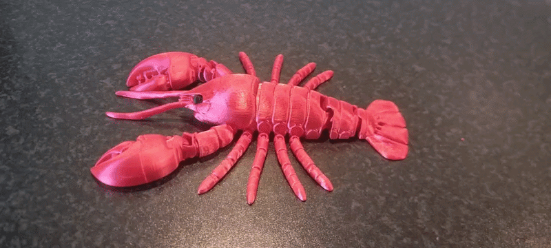 Mô hình tôm hùm khớp nối in 3D linh hoạt - Thumbnail 1