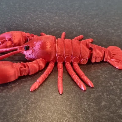 Mô hình tôm hùm khớp nối in 3D linh hoạt